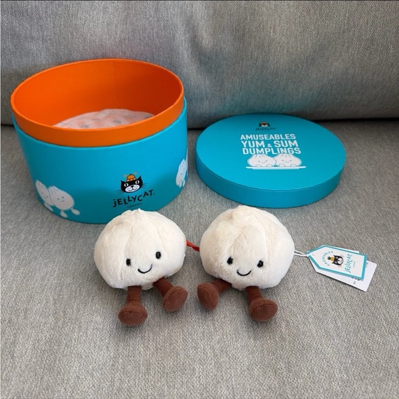 Jellycat Yum & Sum Dumplings with Steamer China Exclusive Fast Shipping - Picture 3 of 3